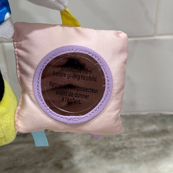 Disney Baby Classic MINNIE MOUSE On The Go Activity PLUSH Toy Blue Dress TEETHER - Picture 5 of 10